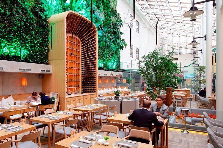 Ideas para decorar restaurantes con plantas